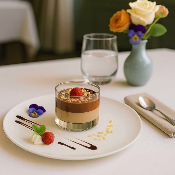 1. Cupa profiterol cu glazura de ciocolata – prajitura congelata HoReCa livita