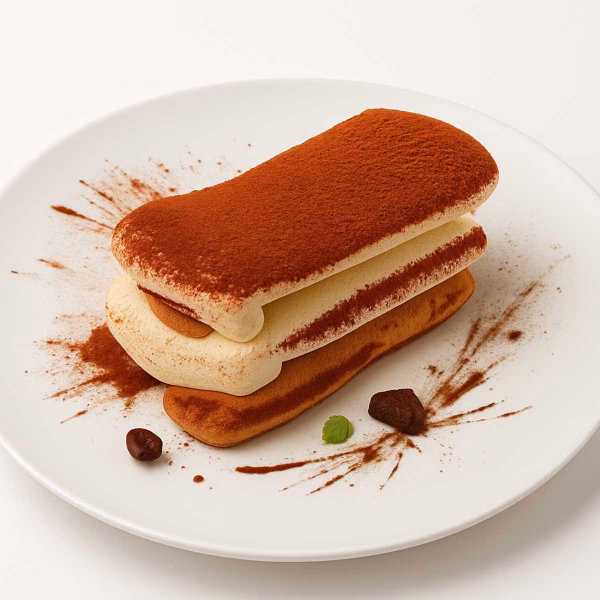 tiramisu cremos cu mascarpone si cacao, prajitura premium pentru restaurante